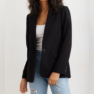 Dynamite Lorelei One Button Blazer Black Size XS